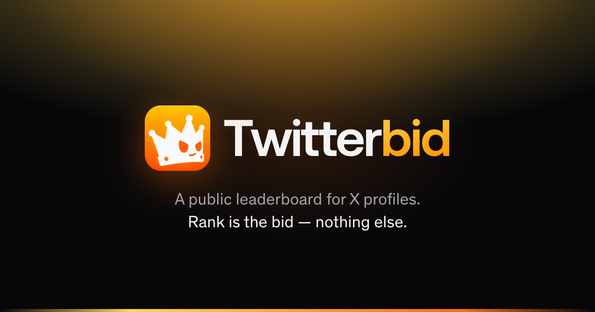 Twitterbid Open Graph preview